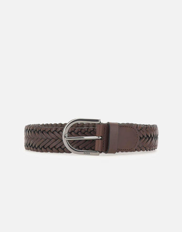 Cintura in pelle intrecciata 50563980 202 BOSS 