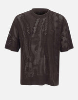 Maglia a maniche corte relaxed fit AH0797 3LA LACOSTE 