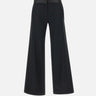 "Side Panel trousers in Black" 1124WTR004763I BLACK VICTORIA BECKHAM 