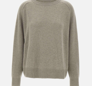 "Boyfriend crewnewck" 20055 GREIGE SOFT GOAT 