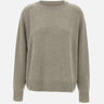 "Boyfriend crewnewck" 20055 GREIGE SOFT GOAT 