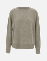 "Boyfriend crewnewck" 20055 GREIGE SOFT GOAT 