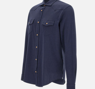 Camicia "Texas" in jersey di cotone X75CAMH01 TSH2600111N ELEVENTY 