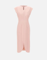 Abito midi a clessidra RZ16446 PINK NISSA 
