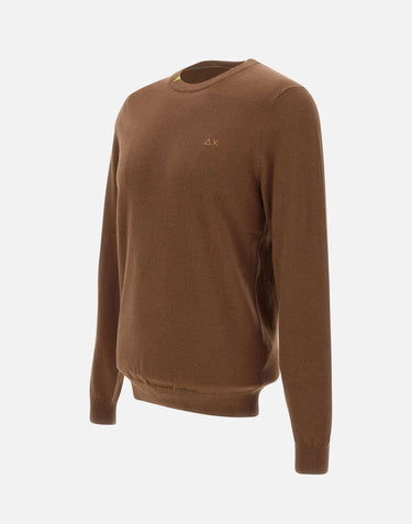 Maglia in lana e cotone K45101 08 SUN68 