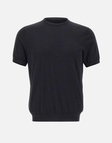Maglia in cotone a maniche corte DK17036 NERO DIKTAT 
