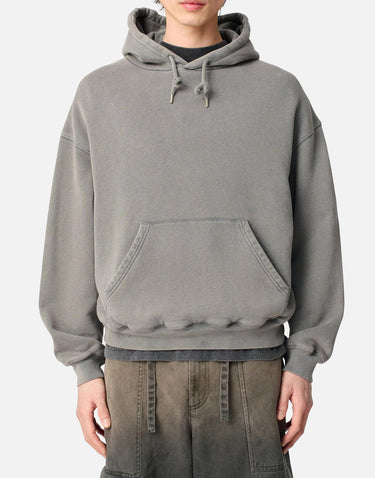 "Distort washed sweatshirt hoodie" A3434001 GREY AXEL ARIGATO 