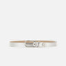 Cintura in pelle CN9903704 VNCMETSILVER GIANNI CHIARINI 