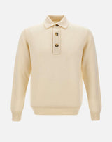 Polo in maglia di lana e cashmere PL3ML WC7R020 FILIPPO DE LAURENTIIS 