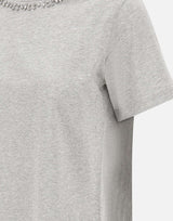 T-shirt con decorazione di cristalli RIJDK001 0M07 KAOS 