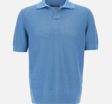 Polo in maglia di cotone PL3MCSK CM7B871 FILIPPO DE LAURENTIIS 