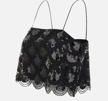 "Sequins crop top" 113669 100 ROTATE BIRGER CHRISTENSEN 