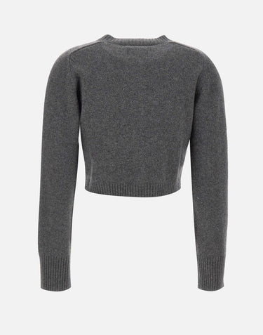 Cardigan "Zephir" in cashmere ZEPHIR ANTHRACITE LOULOU DE SAISON 