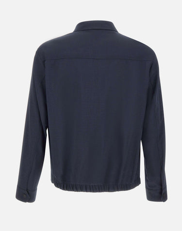 Giacca sovracamicia relaxed fit in misto lana 50559295 404 BOSS 