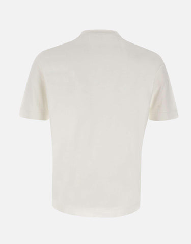T-shirt in crepe di cotone TS0MC CR18R001 FILIPPO DE LAURENTIIS 