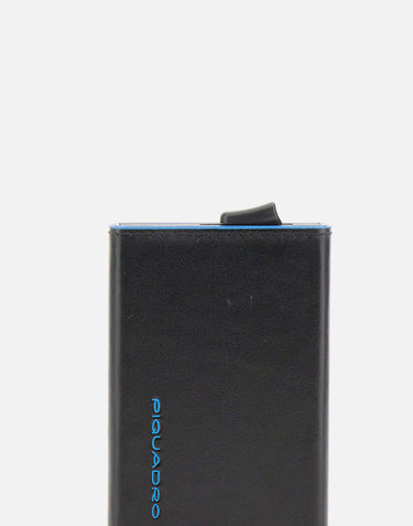 Portacarte di credito con sliding system PP6514B2BLR N PIQUADRO 