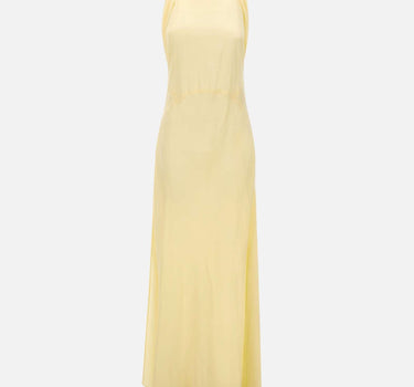 Abito lungo in marocaine con sciarpa 2A778A N0218 BLUMARINE 