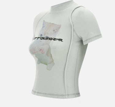 "Deconstructed tshirt" 11510201501 GRY OTTOLINGER 