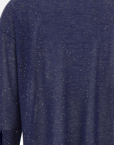 Maglia con bottoni e micro paillettes 390261 809 KANGRA 