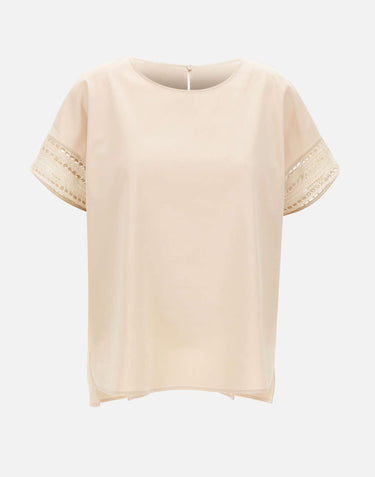 Blusa con maniche ricamate 2163Z000049N 002 ELENA MIRO' 
