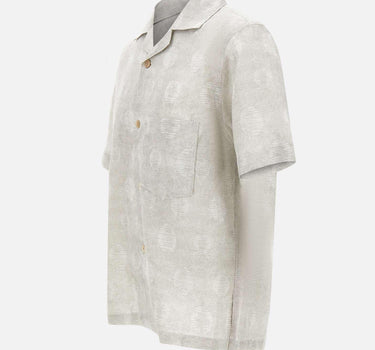 Camicia in misto lino e cotone M75CAMK09 TES0M1250002 ELEVENTY 