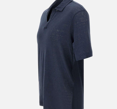 Polo in lino 60160 96803306 GRAN SASSO 