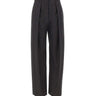 Pantaloni a gamba larga 1226WTR002857Q DKGREY VICTORIA BECKHAM 