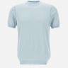 T-shirt in seta e cotone DK87047 CIELO DIKTAT 