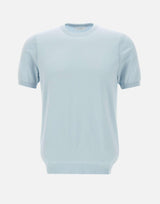 T-shirt in seta e cotone DK87047 CIELO DIKTAT 