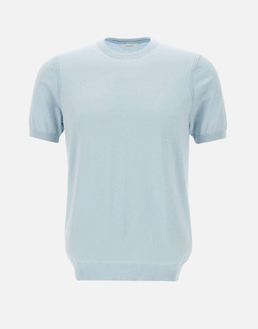 T-shirt in seta e cotone DK87047 CIELO DIKTAT 