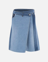 Gonna in denim patchwork COPJ140F2073 BLU COPERNI 