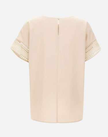 Blusa con maniche ricamate 2163Z000049N 002 ELENA MIRO' 