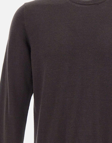 Pullover girocollo in lana vergine 402201 146 KANGRA 
