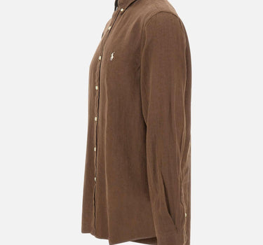 Camicia in lino 710966294 514 POLO RALPH LAUREN 