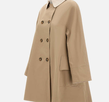 Trench doppiopetto in gabardine F239P000182N 012 ELENA MIRO' 