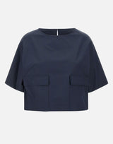Blusa  in popeline di cotone RP1MR016 3003 KAOS 