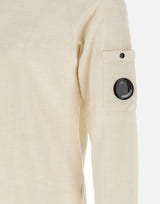 "Merino Wool Felted Crewneck Lens Sweater" 19CMKN198A 110468A103 C.P. COMPANY 