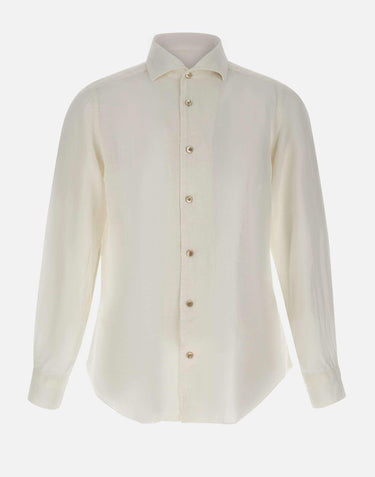 Camicia in lino M75CAMJ12 TET0I02601NN ELEVENTY 