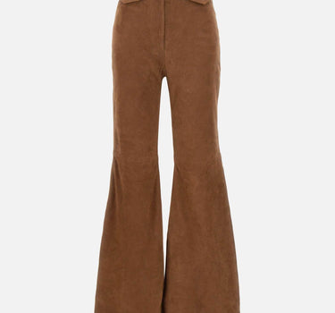 Pantaloni a vita alta in suede 115593 249 ROTATE BIRGER CHRISTENSEN 