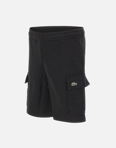 Shorts cargo in cotone felpato GH9743 031 LACOSTE 