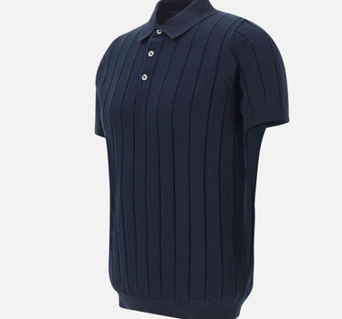 Polo in cotone a coste larghe DK17027 BLUNOTTE DIKTAT 