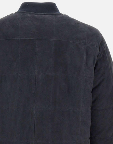 Giacca in pelle"Pitti Camoscio" PITTI CAMOSCIOBLU VOLFAGLI 