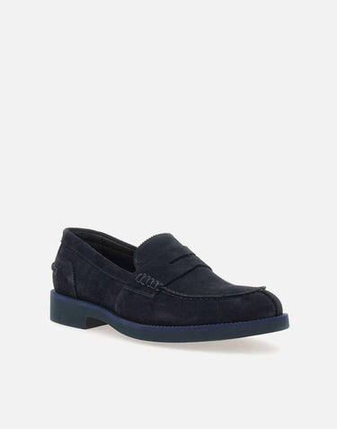 Mocassini "Velour" in camoscio LM10342CR VELURNAVY DUCA DEGLI ABRUZZI 