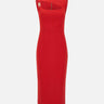 "Cameron asymmetrical midi dress" 25031221 RED REBECCA VALLANCE 