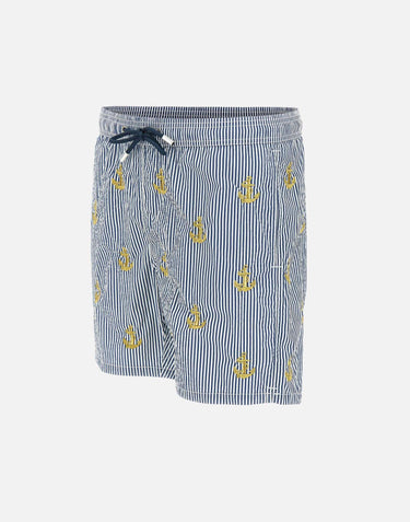 Costume da bagno "Gustavia Seersucker Still Sea Stripes" GUS0007 03601H61 MC2 SAINT BARTH 