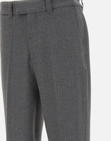 Pantaloni lana e viscosa B0823090 R881 PAOLO PECORA 