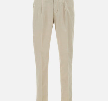 Pantaloni "DVR33 " in cotone e seta DVR33R022 TC538 DEVORE' 
