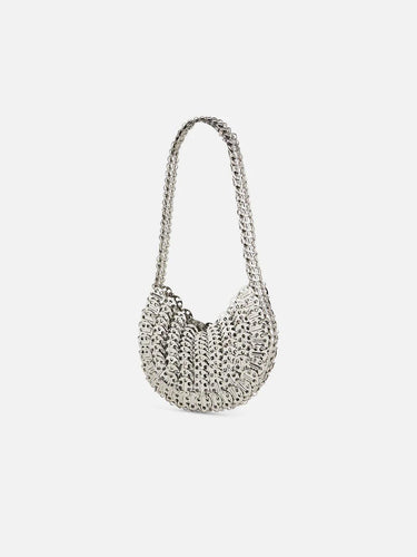 Borsa  "Nano" in maglia metallica 23PSS0337MET001 P040 RABANNE 