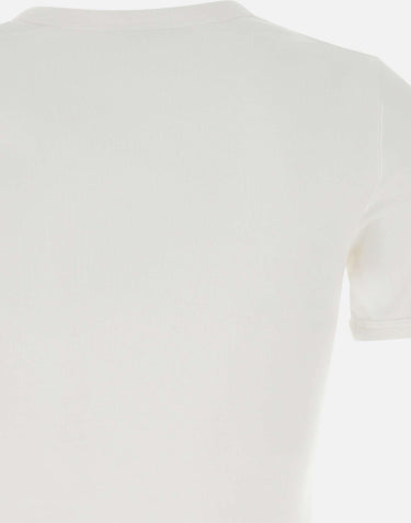 "Signature contrast t-shirt" 125JTS017JS0203 0001 COURREGES 