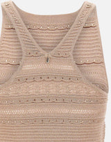 Top in maglia traforata CA6238MA06S A4389 LIU-JO 